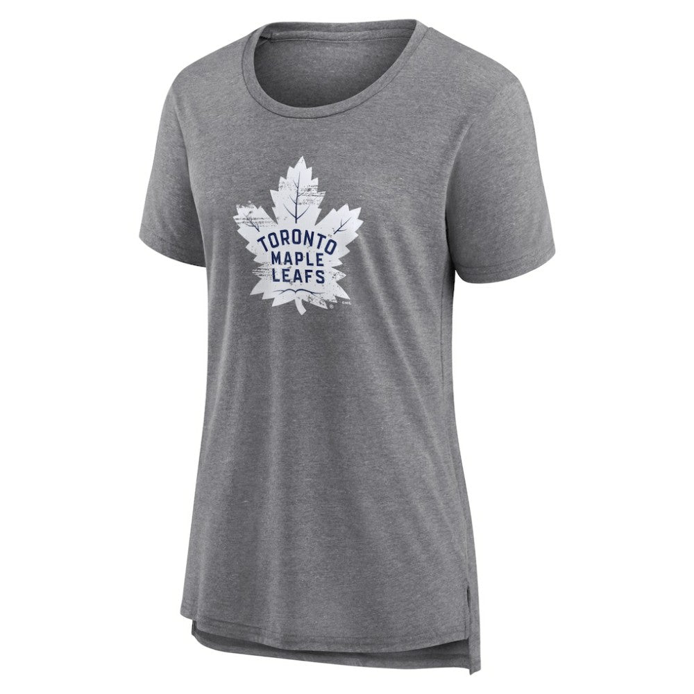 Toronto Maple Leafs Women's Heritage Custom Tri-Blend T-Shirt For Sale