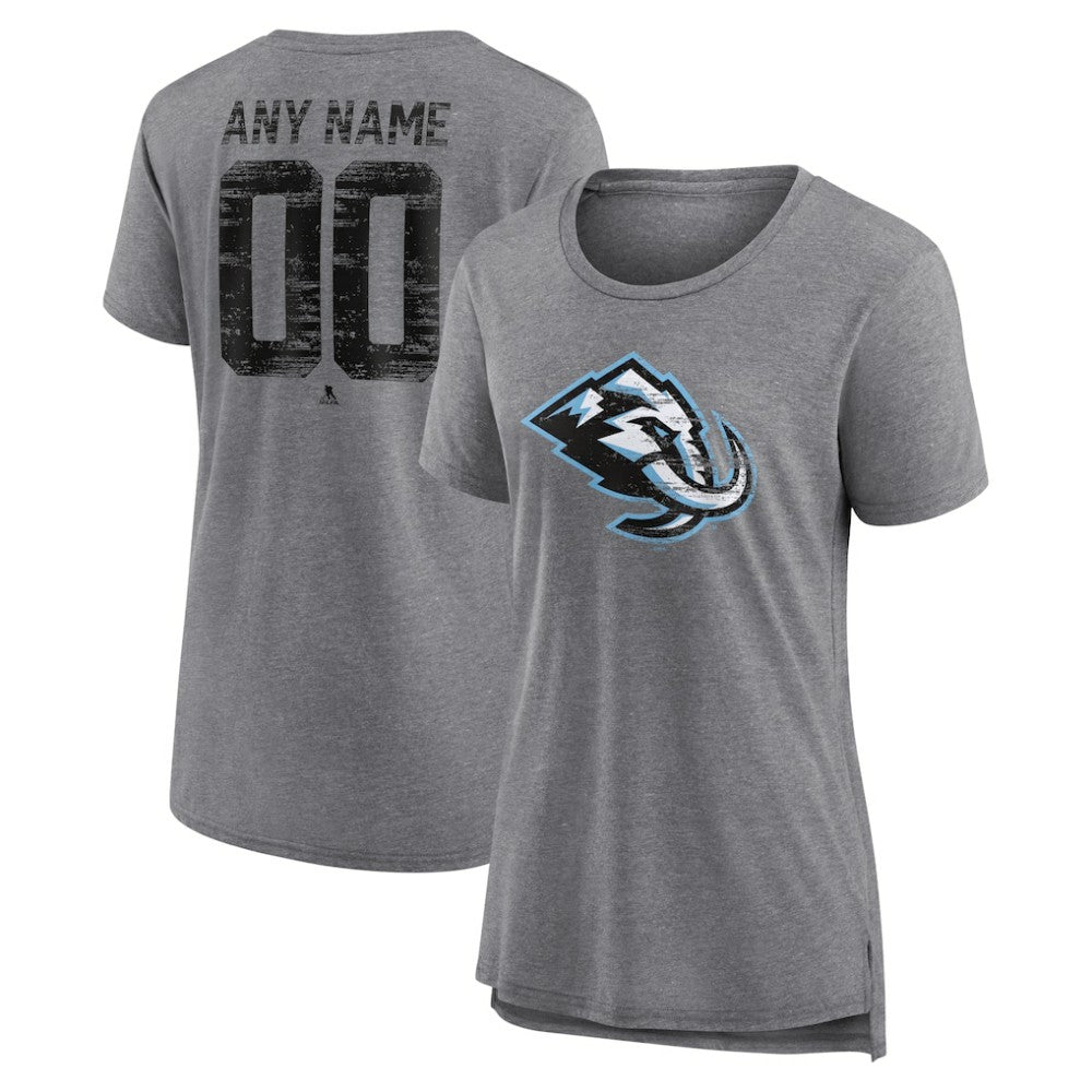 Utah Mammoth Women's Heritage Custom Tri-Blend T-Shirt Outlet