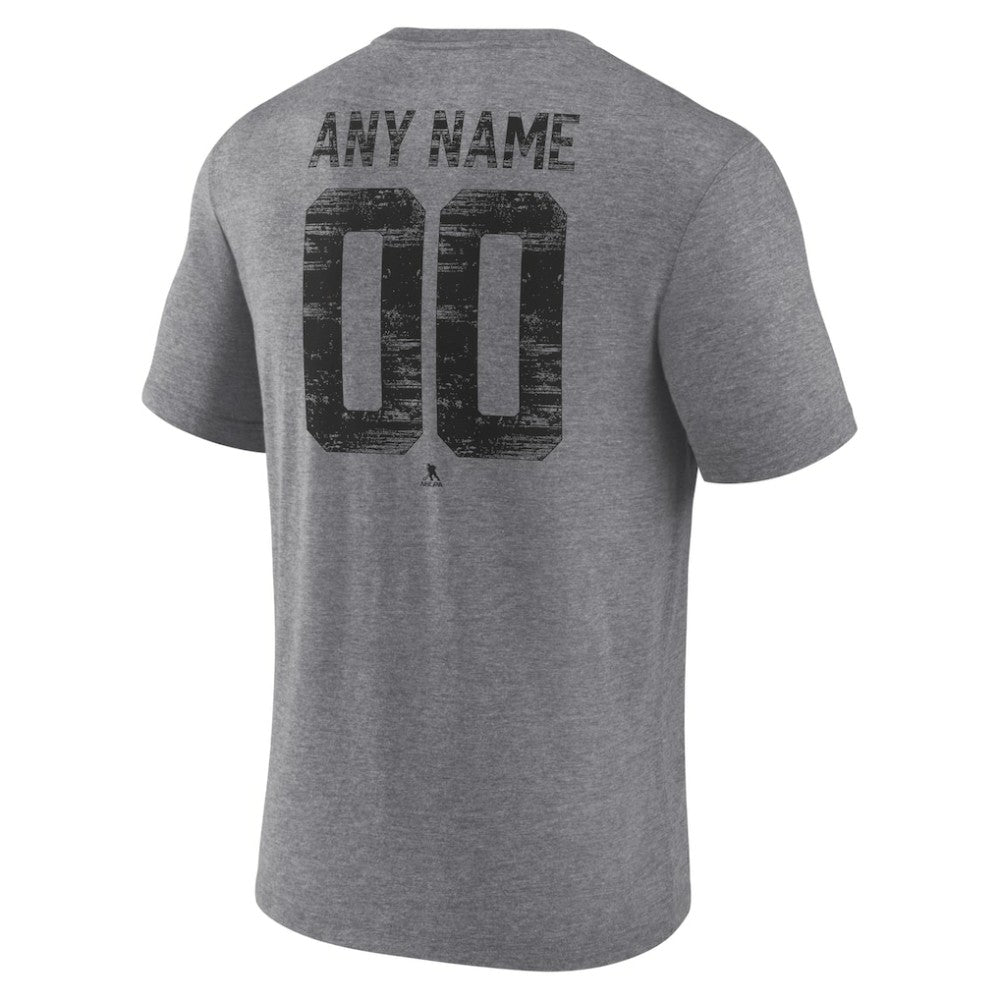 Vegas Golden Knights Heritage Custom Tri-Blend T-Shirt Online
