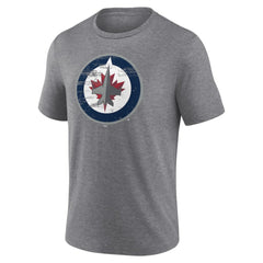Winnipeg Jets Heritage Custom Tri-Blend T-Shirt On Sale