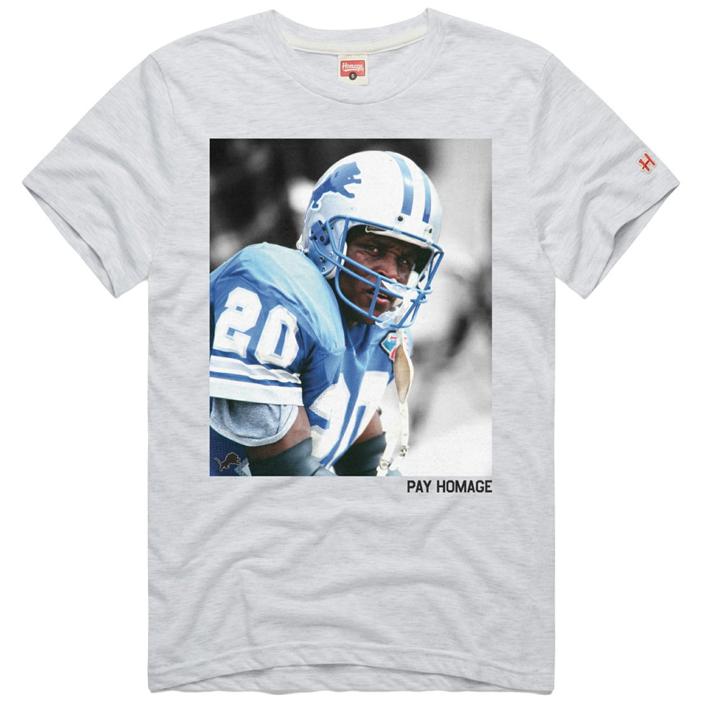 Detroit Lions  Barry Sanders  Homage Unisex Pay Homage Tri-Blend T-Shirt