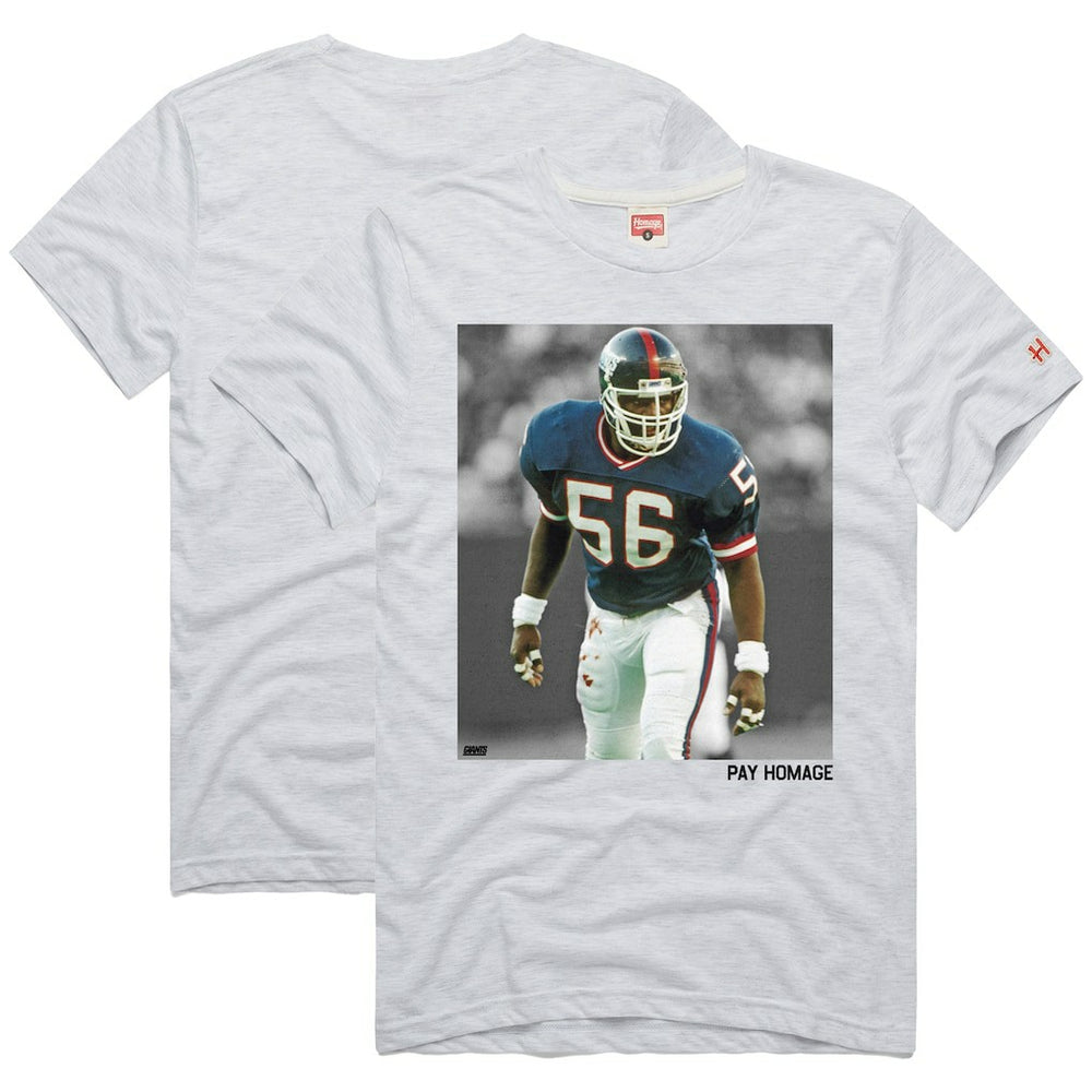 New York Giants  Lawrence Taylor  Homage Unisex Pay Homage Tri-Blend T-Shirt