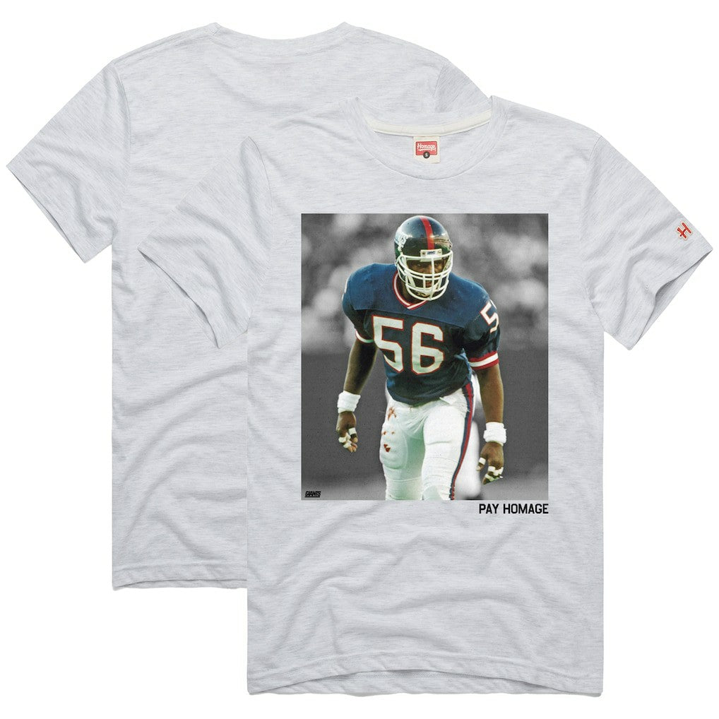 New York Giants  Lawrence Taylor  Homage Unisex Pay Homage Tri-Blend T-Shirt