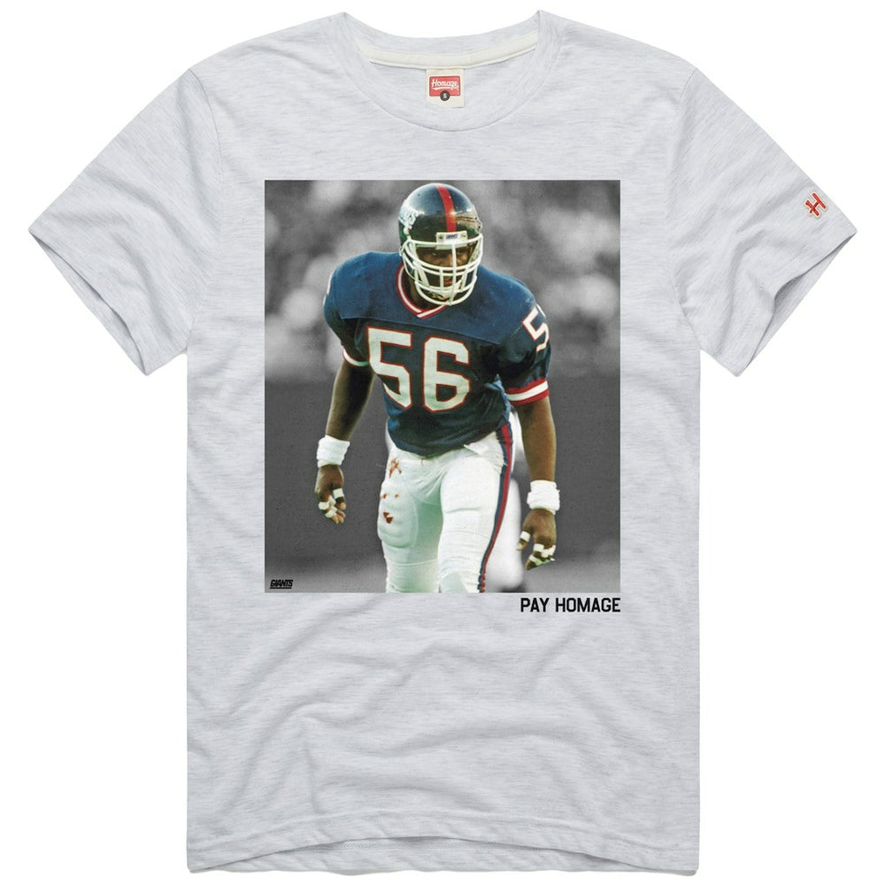 New York Giants  Lawrence Taylor  Homage Unisex Pay Homage Tri-Blend T-Shirt