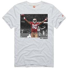 San Francisco 49ers  Jerry Rice  Homage Unisex Pay Homage Tri-Blend T-Shirt