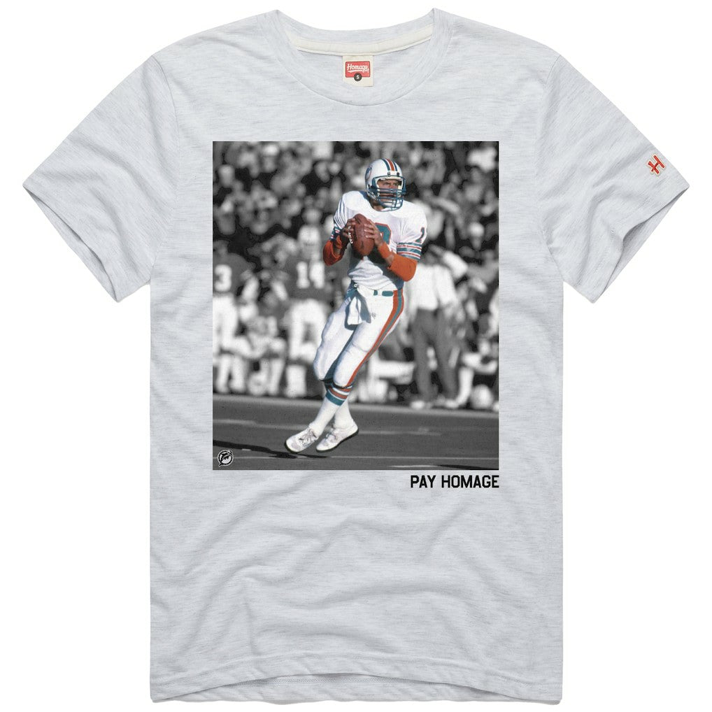 Miami Dolphins  Dan Marino  Homage Unisex Pay Homage Tri-Blend T-Shirt