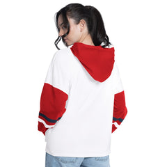 St. Louis Cardinals G-III 4Her by Carl Banks Women's Key Player Oversized Hooded Long Sleeve T-Shirt | MLB US