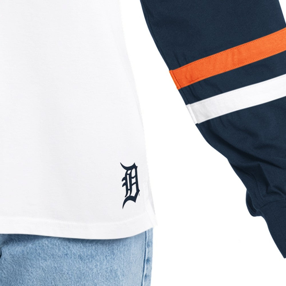 Detroit Tigers G-III 4Her by Carl Banks Women's Key Player Oversized Hooded Long Sleeve T-Shirt | MLB Shop