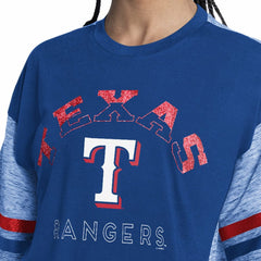 Texas Rangers G-III 4Her by Carl Banks Women's Off-Season Oversized Top | MLB Near me