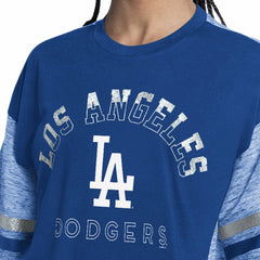 Los Angeles Dodgers G-III 4Her by Carl Banks Women's Off-Season Oversized Top | MLB Near me