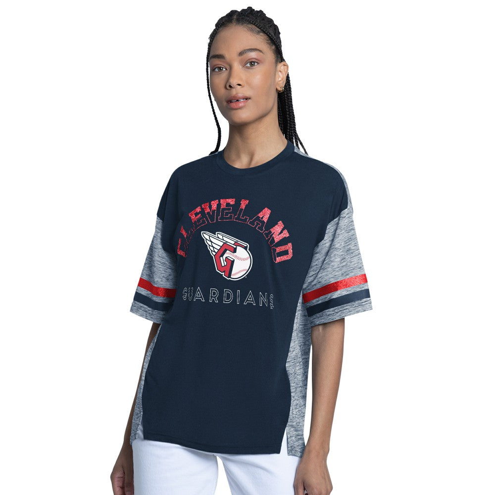 Cleveland Guardians G-III 4Her by Carl Banks Women's Off-Season Oversized Top | MLB US