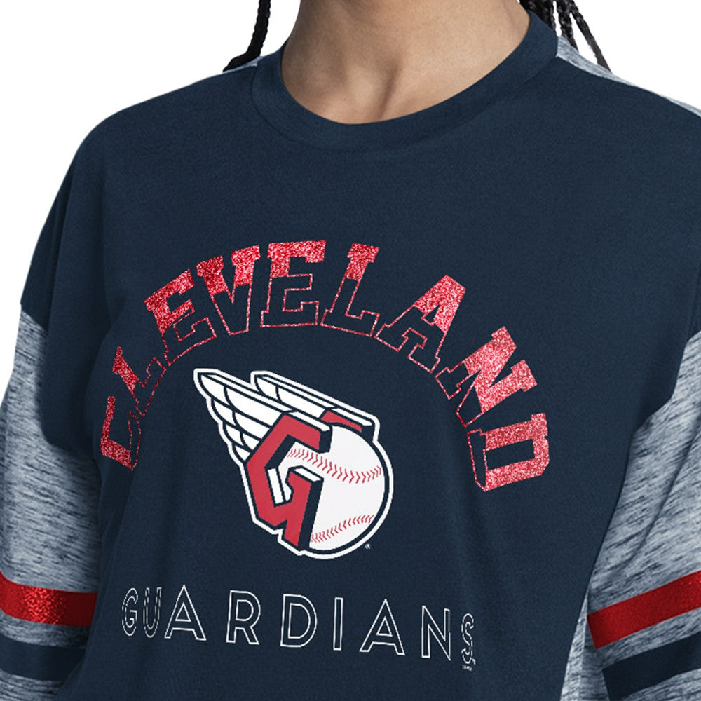 Cleveland Guardians G-III 4Her by Carl Banks Women's Off-Season Oversized Top | MLB US