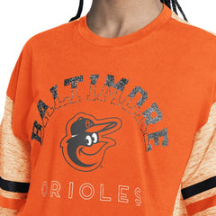 Baltimore Orioles G-III 4Her by Carl Banks Women's Off-Season Oversized Top | MLB New