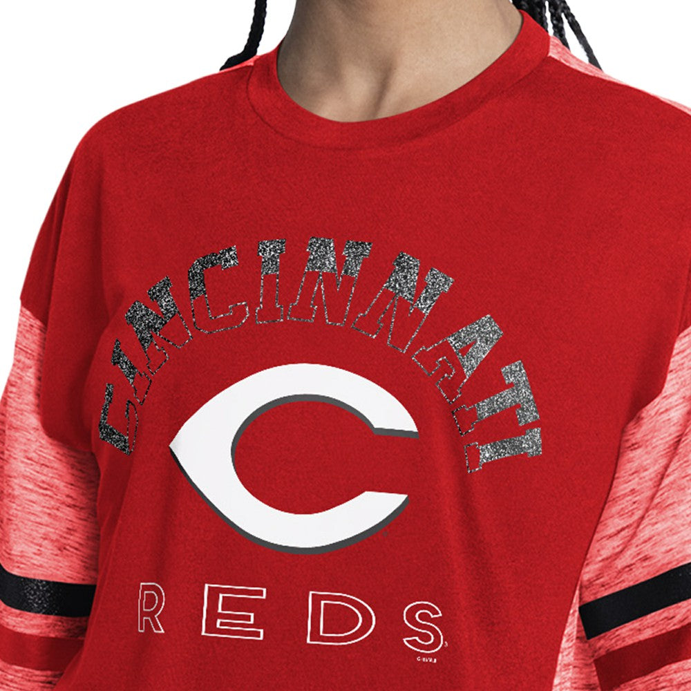 Cincinnati Reds G-III 4Her by Carl Banks Women's Off-Season Oversized Top | MLB On Sale