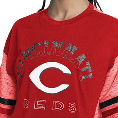 Cincinnati Reds G-III 4Her by Carl Banks Women's Off-Season Oversized Top | MLB On Sale