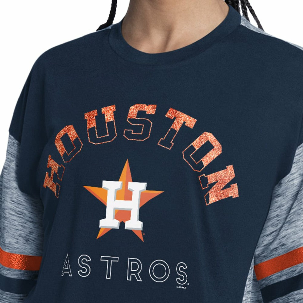 Houston Astros G-III 4Her by Carl Banks Women's Off-Season Oversized Top | MLB For sale