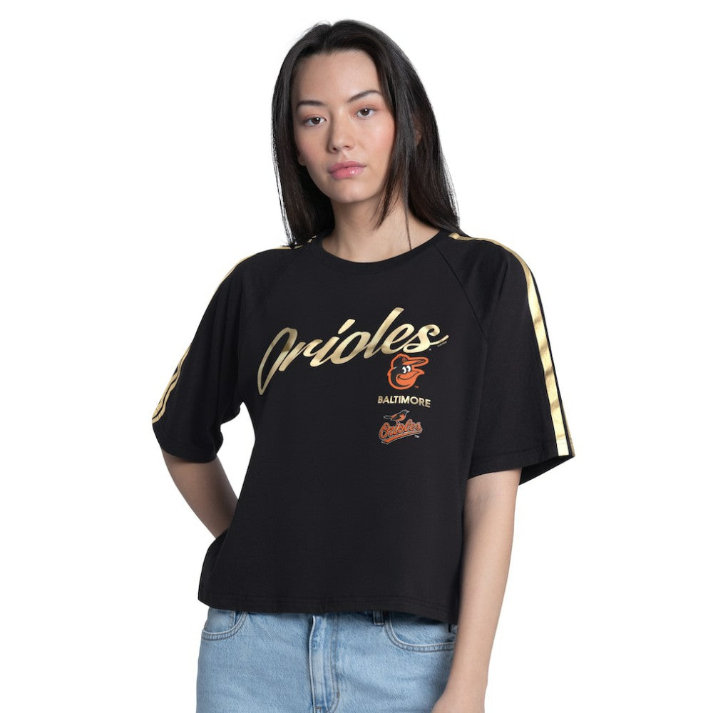Baltimore Orioles G-III 4Her by Carl Banks Women's Classic Play Cropped T-Shirt | MLB US