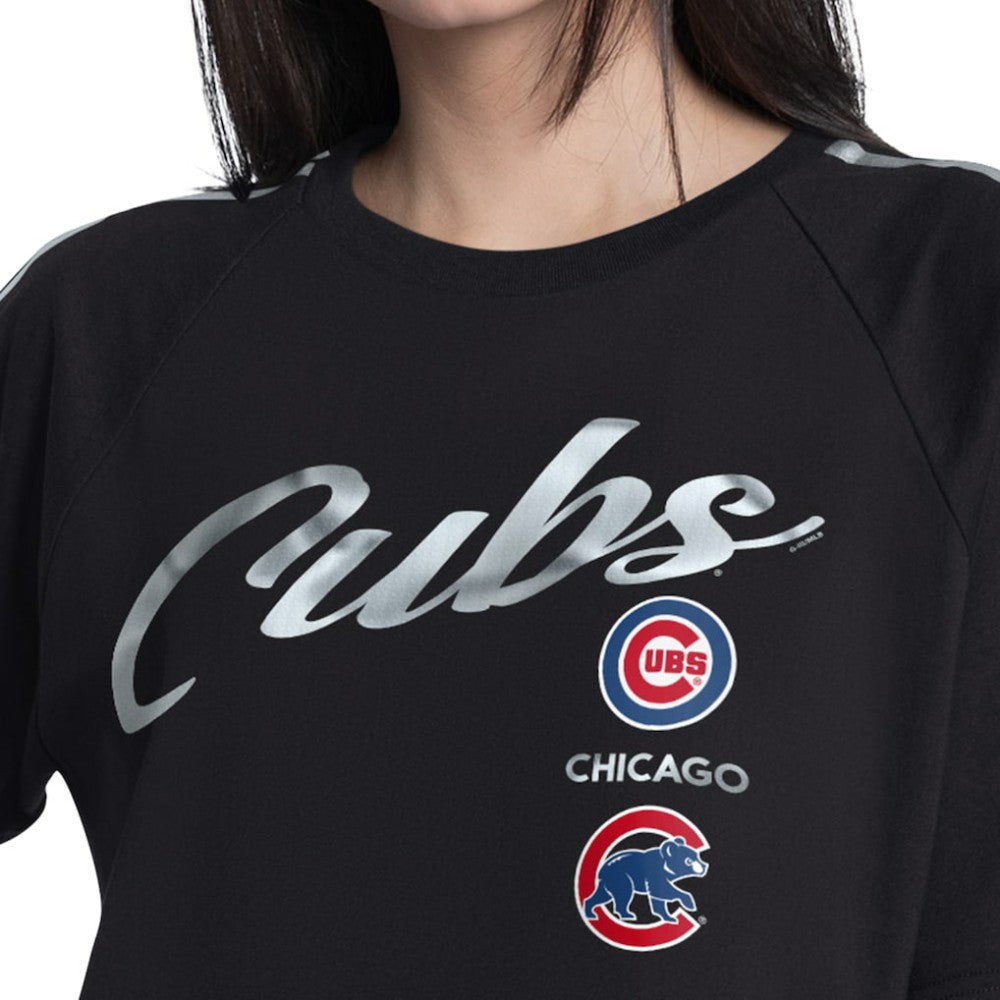 Chicago Cubs G-III 4Her by Carl Banks Women's Classic Play Cropped T-Shirt | MLB Outlet