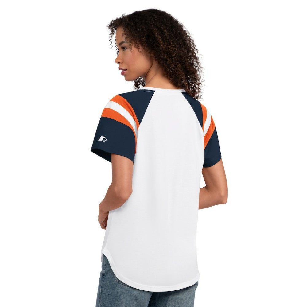 Detroit Tigers Starter Women's Game On Notch Neck T-Shirt | MLB For sale