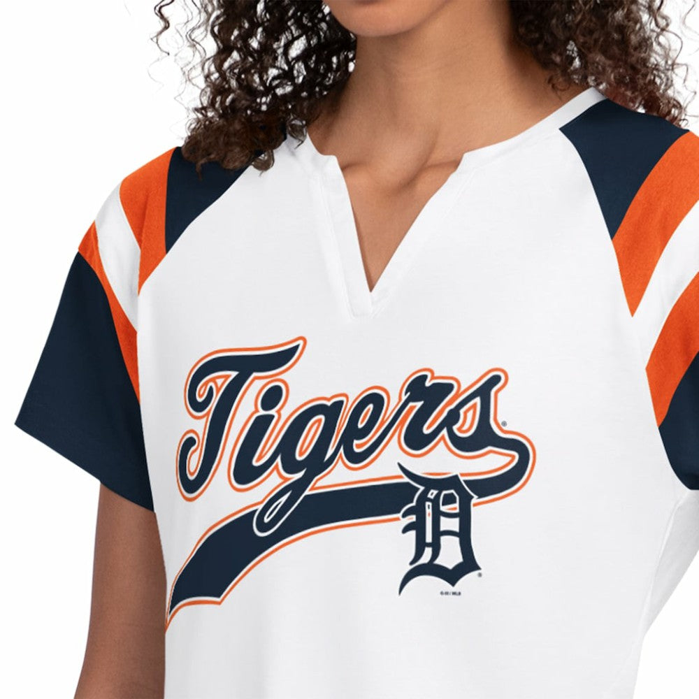 Detroit Tigers Starter Women's Game On Notch Neck T-Shirt | MLB For sale