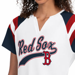 Boston Red Sox Starter Women's Game On Notch Neck T-Shirt | MLB Discount