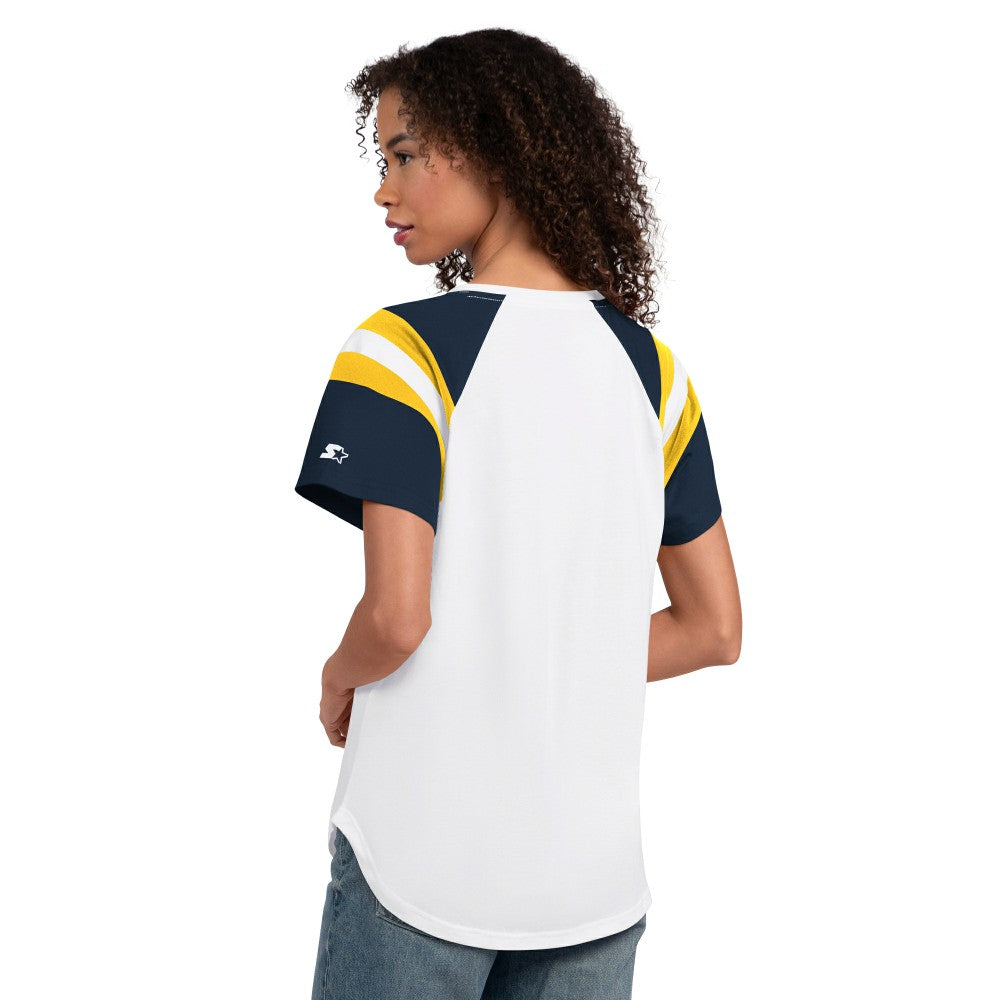 Milwaukee Brewers Starter Women's Game On Notch Neck T-Shirt | MLB Shop