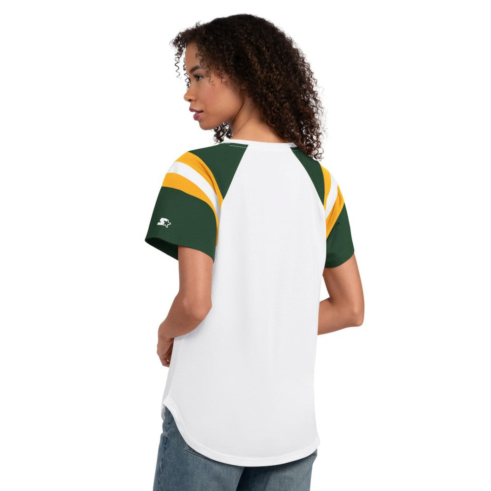 Athletics Starter Women's Game On Notch Neck T-Shirt | MLB Outlet