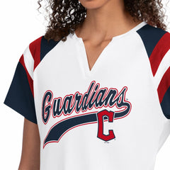 Cleveland Guardians Starter Women's Game On Notch Neck T-Shirt | MLB Discount