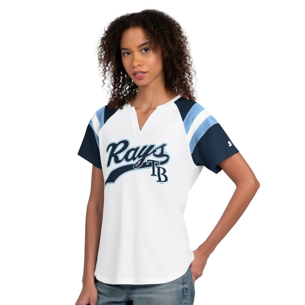 Tampa Bay Rays Starter Women's Game On Notch Neck T-Shirt | MLB For sale