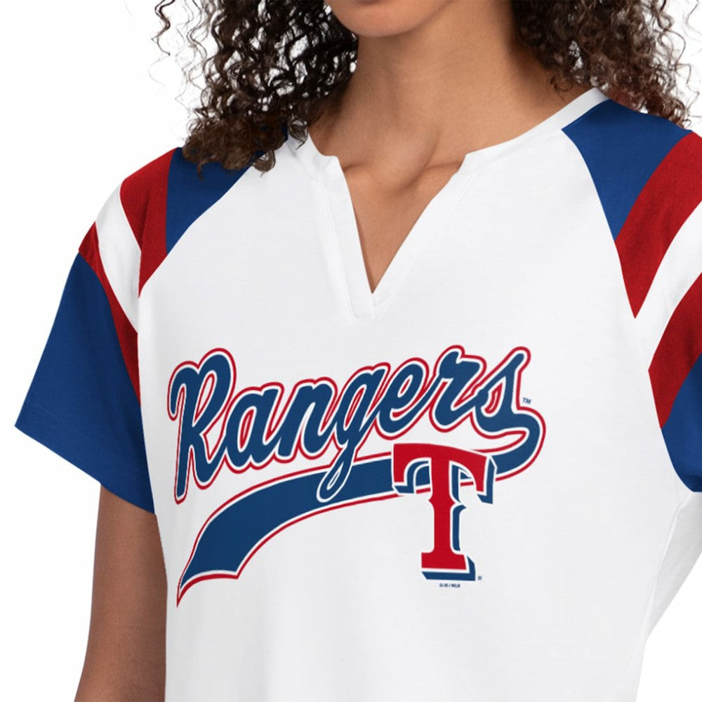 Texas Rangers Starter Women's Game On Notch Neck T-Shirt | MLB Near me