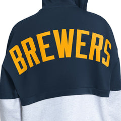 Milwaukee Brewers Starter Women's Wishbone Full-Zip Hoodie | MLB Shop