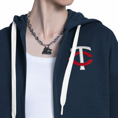 Minnesota Twins Starter Women's Wishbone Full-Zip Hoodie | MLB Shop