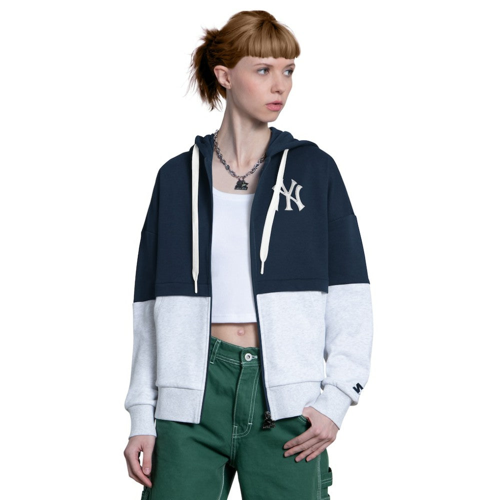 New York Yankees Starter Women's Wishbone Full-Zip Hoodie | MLB Shop