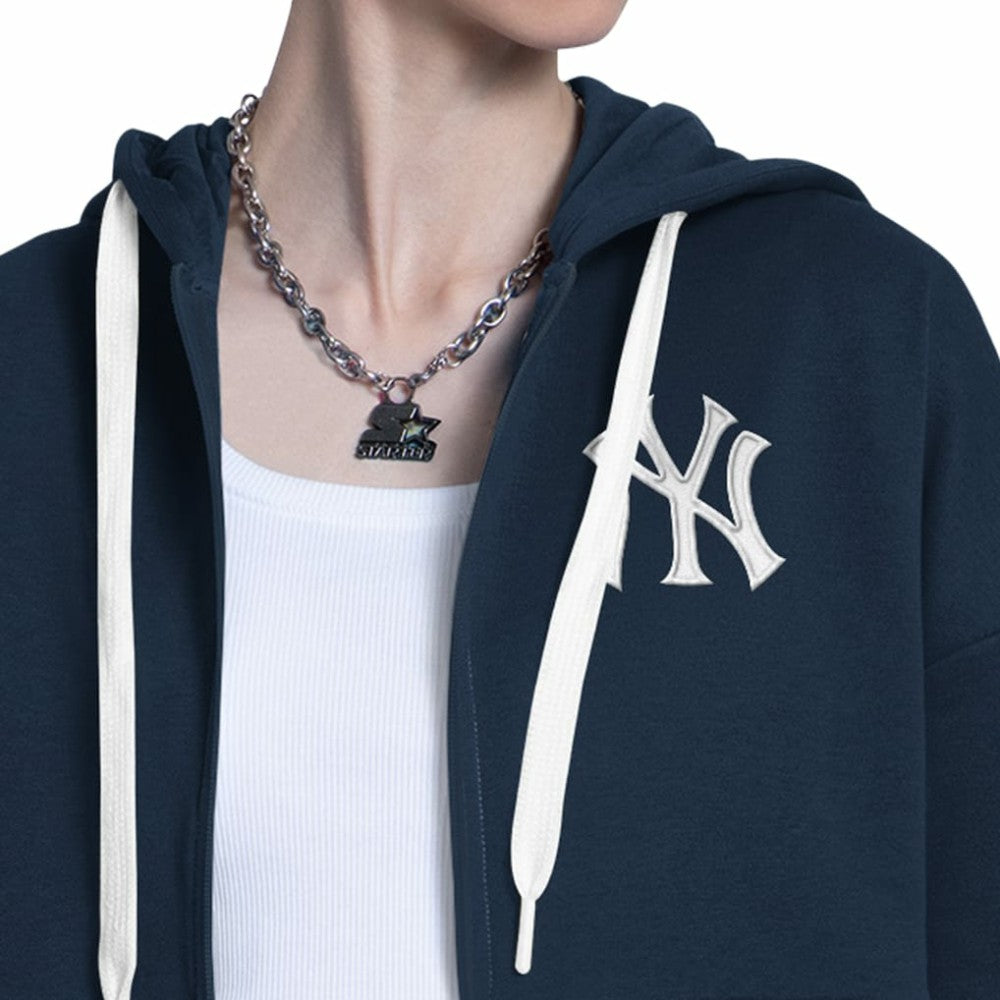 New York Yankees Starter Women's Wishbone Full-Zip Hoodie | MLB Shop