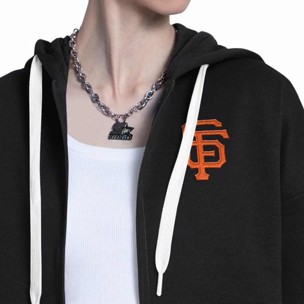 San Francisco Giants Starter Women's Wishbone Full-Zip Hoodie | MLB New