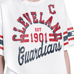 Cleveland Guardians Starter Women's Cropped Hurry Up Offense T-Shirt | MLB For sale