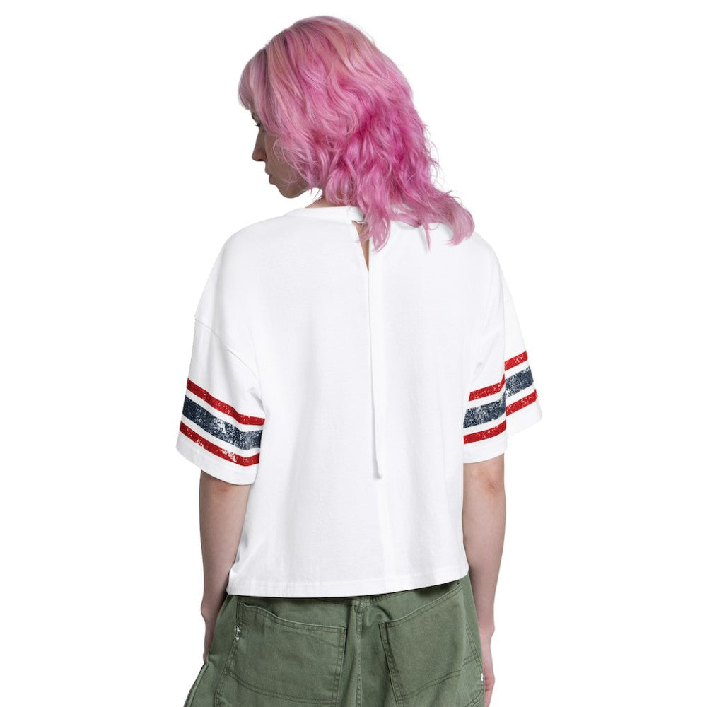 Boston Red Sox Starter Women's Cropped Hurry Up Offense T-Shirt | MLB Near me