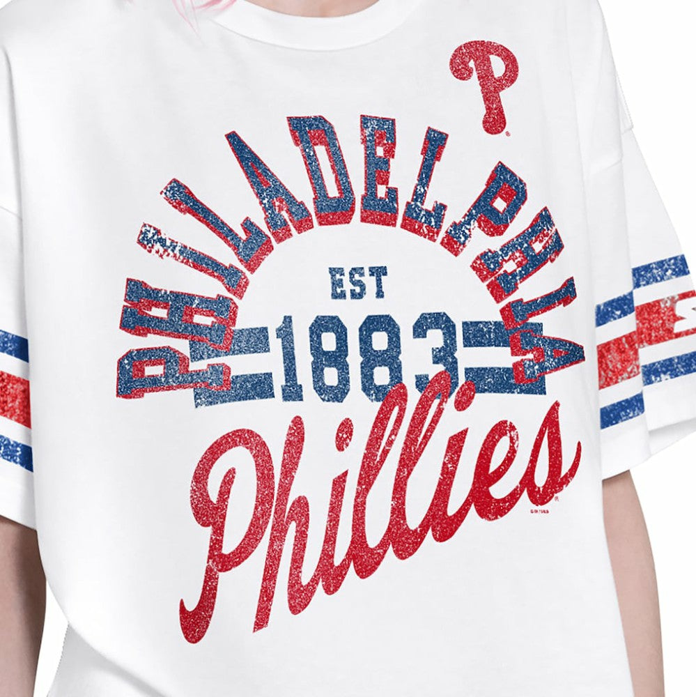 Philadelphia Phillies Starter Women's Cropped Hurry Up Offense T-Shirt | MLB Online