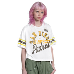 San Diego Padres Starter Women's Cropped Hurry Up Offense T-Shirt | MLB Online