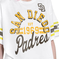 San Diego Padres Starter Women's Cropped Hurry Up Offense T-Shirt | MLB Online