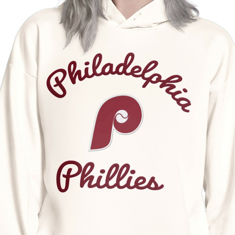 Philadelphia Phillies Starter Women's Baseline Hoodie Sweatshirt | MLB Outlet