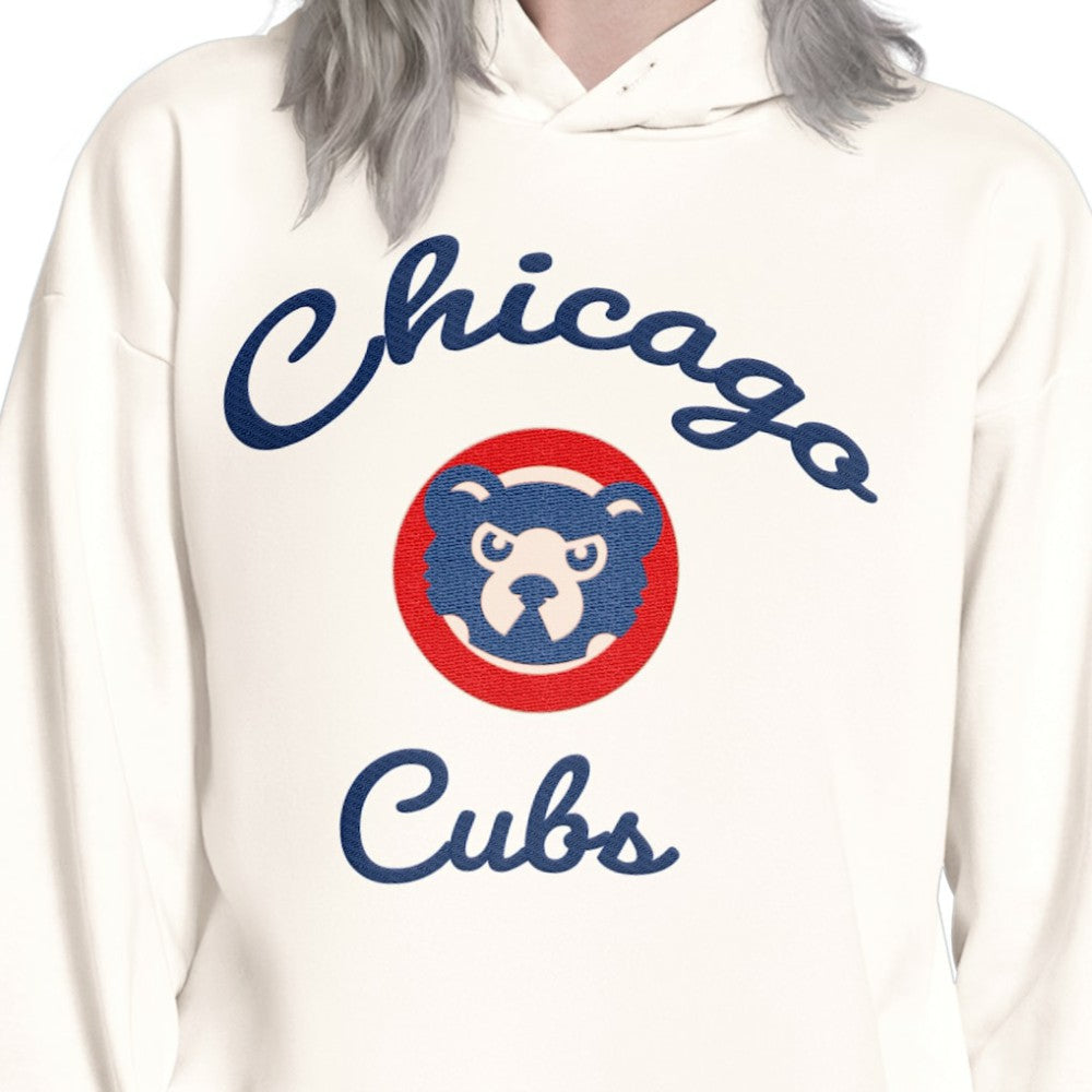 Chicago Cubs Starter Women's Baseline Hoodie Sweatshirt | MLB New