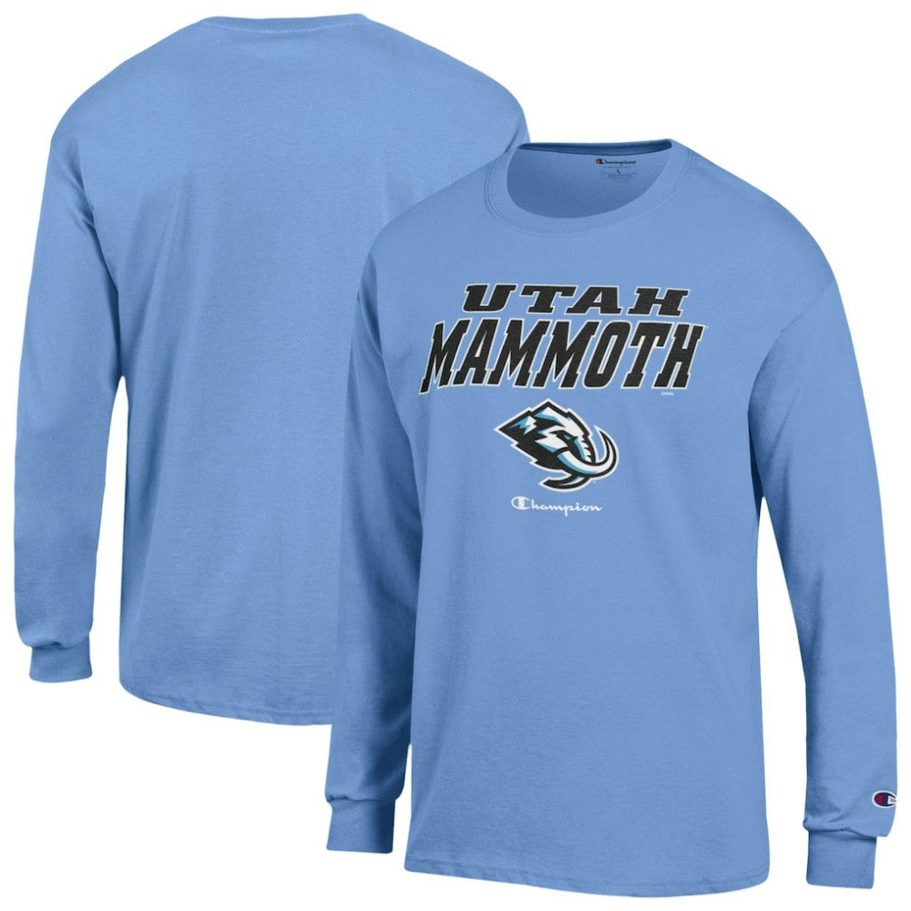 Utah Mammoth Champion Jersey Long Sleeve T-Shirt Sale