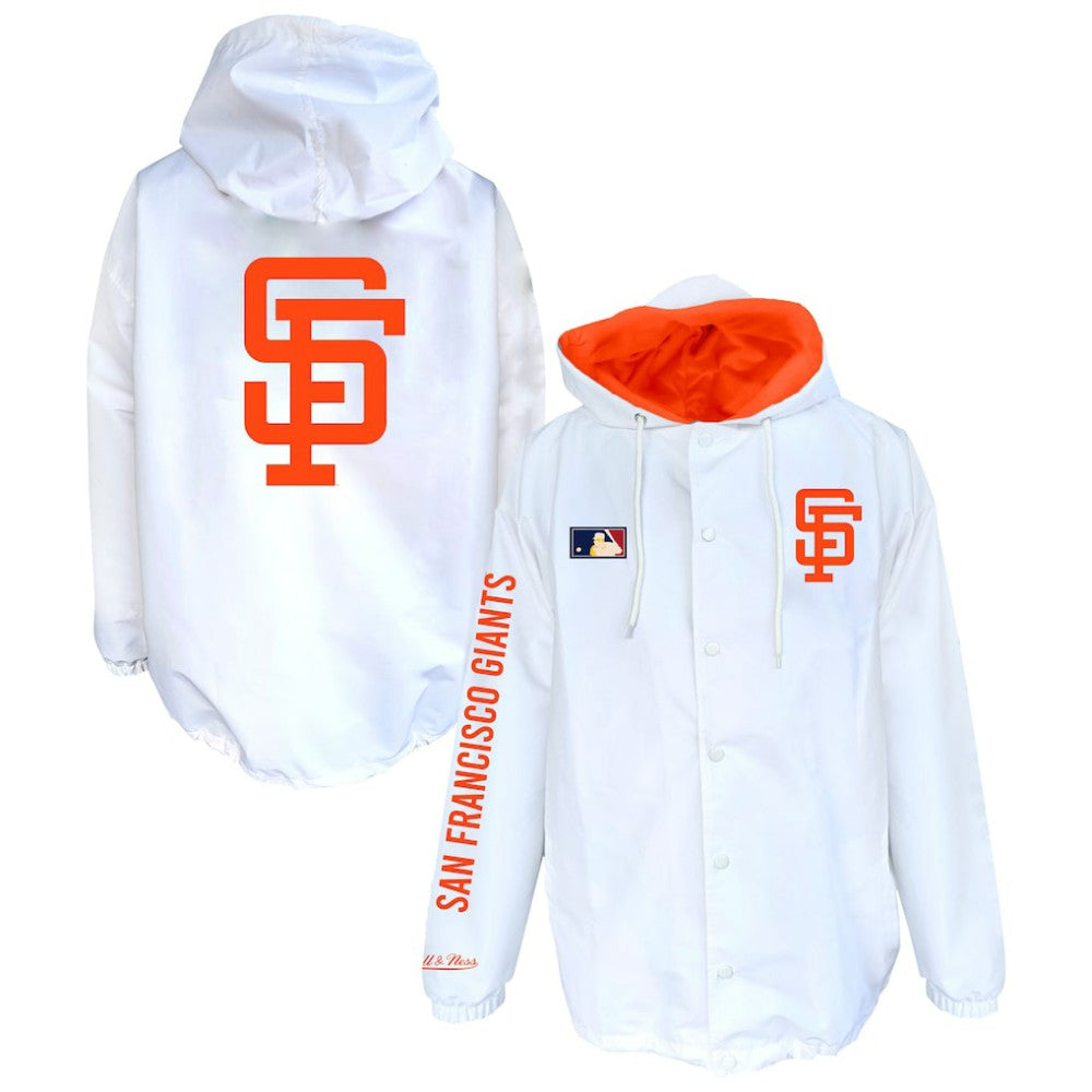 San Francisco Giants Mitchell & Ness Big & Tall Full-Snap Hooded Jacket | MLB Sale