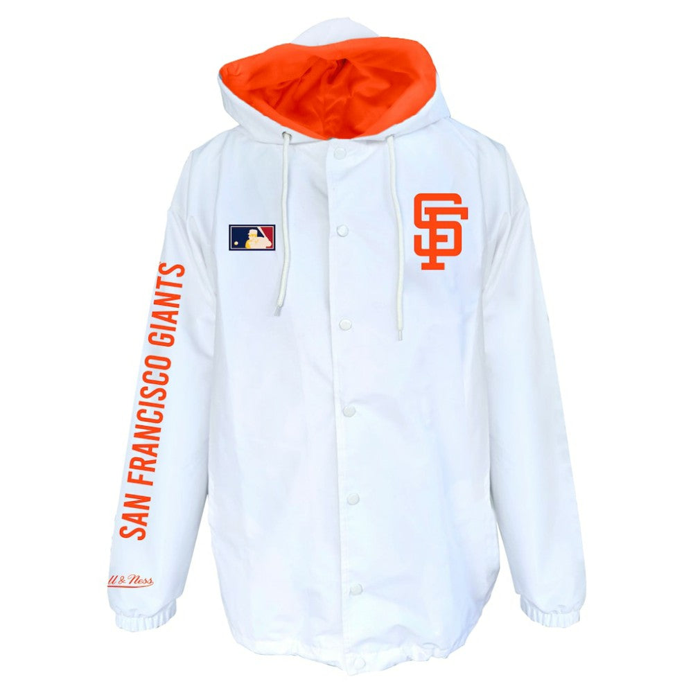 San Francisco Giants Mitchell & Ness Big & Tall Full-Snap Hooded Jacket | MLB Sale