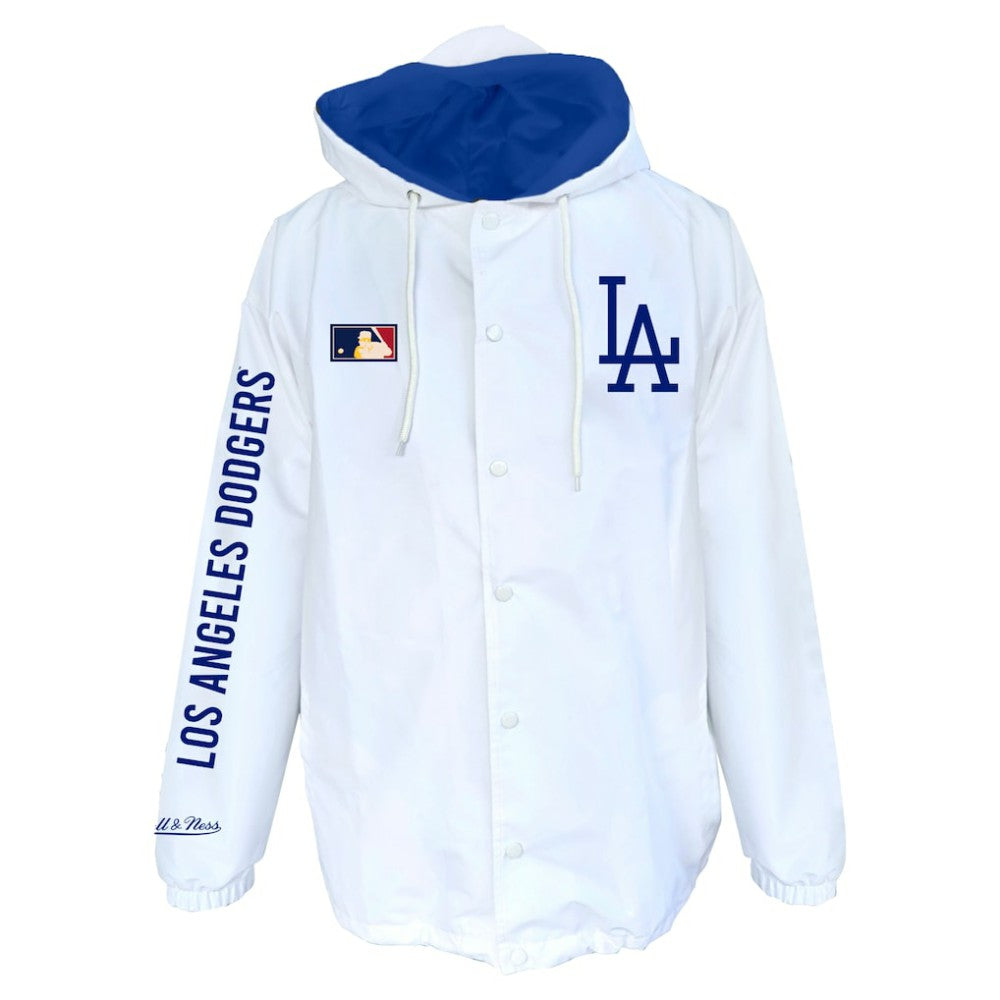 Los Angeles Dodgers Mitchell & Ness Big & Tall Full-Snap Hooded Jacket | MLB Online