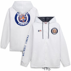 Detroit Tigers Mitchell & Ness Big & Tall Full-Snap Hooded Jacket | MLB New