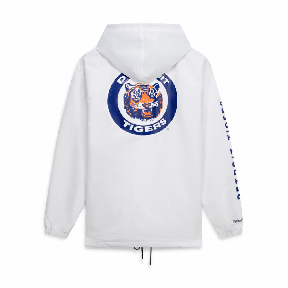 Detroit Tigers Mitchell & Ness Big & Tall Full-Snap Hooded Jacket | MLB New