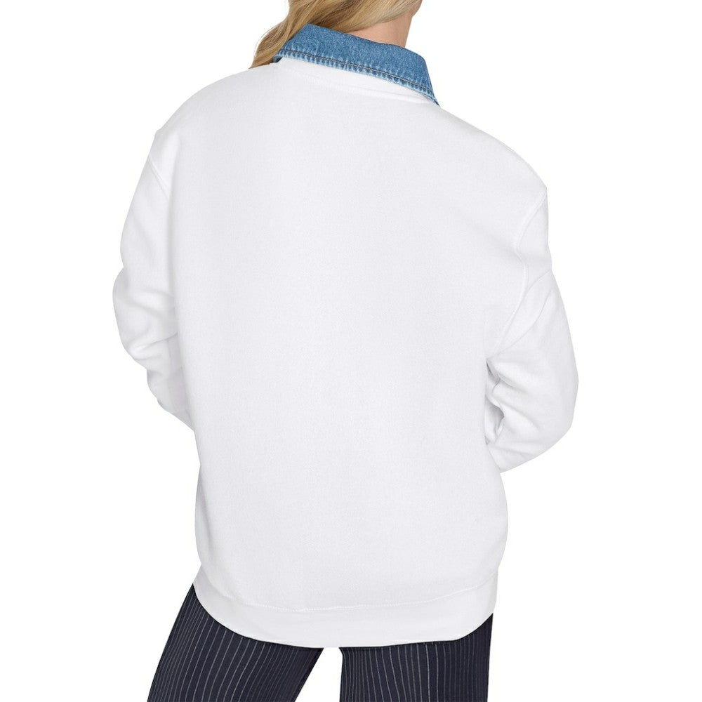 Toronto Maple Leafs Starter Women's Arch Stripe Fleece Sweatshirt For Sale