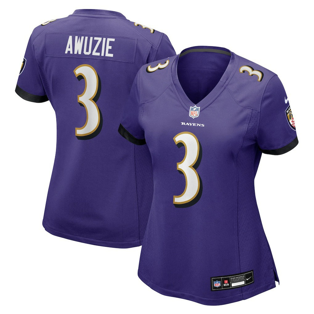 Baltimore Ravens Nike Chidobe Awuzie  Women's Team Game Jersey